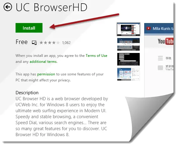 Download UC Browser For PC Windows 8 8.1