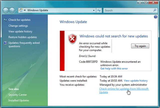 80072efd Windows Update Error Code Windows 7 8 server 2008 r2