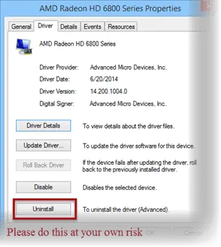 How to Rollback Graphics Driver Nvidia ATI Card Windows 8.1