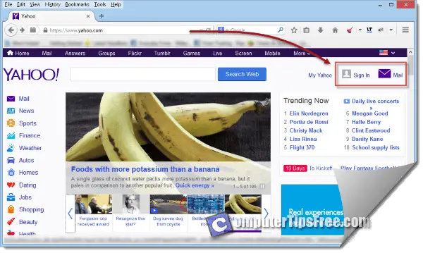 Yahoo Mail Sign In Yahoo Com Email Login
