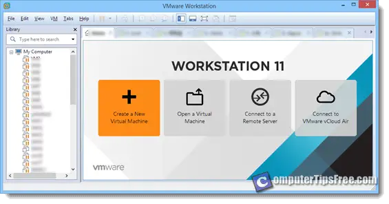 VMware create new virtual machine bluestacks