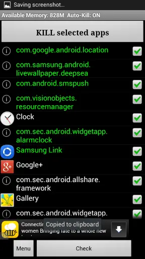 advanced task killer android phone slow down kill app