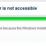 windows installer 1635 error