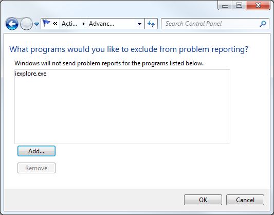 Stopped Working How to Disable Windows Error Reporting