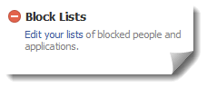 facebook block list