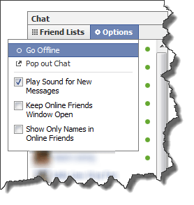 facebook group chat go offline