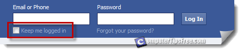 facebook keep me logged in