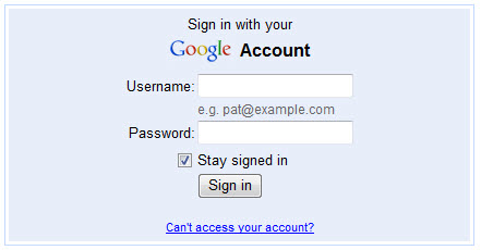 New gmail login