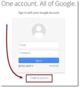 gmail.com sign up form new gmail.com account sign up