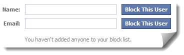 How do i block Someone People on Facebook