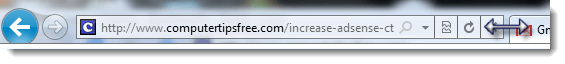 Internet Explorer 11/10 Increase Size Address Bar Too Short