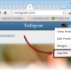instagram log out