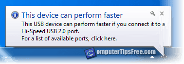 usb device transfer rate slow usb 1.0 2.0