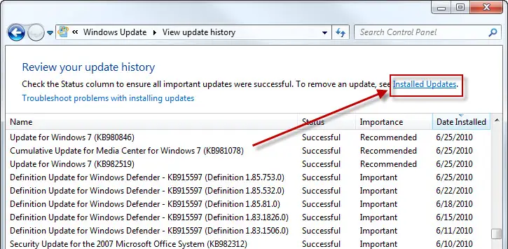 view-windows-update-history-in-xp-vista-and-7-delete-or-remove-5