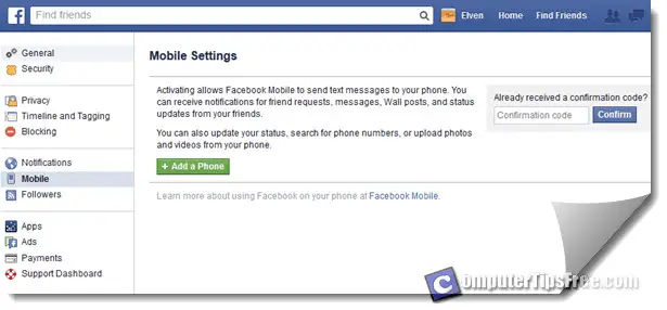 Verify www your com to account facebook Should I